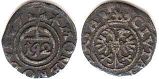 монета Любек драйлинг 1647