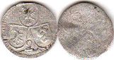 монета Кур 2 пфеннига без даты (1692-1728)