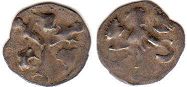 монета Бранденбург денар без даты (1325-1336)