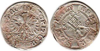 монета Бремен 4 гротена 1660