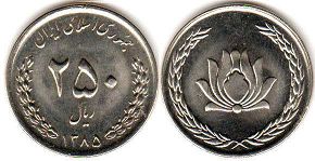 монета Иран 250 риалов 2006