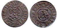 монета Рига солид без даты (1621-1632)
