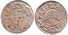 монета Рига шиллинг 1535