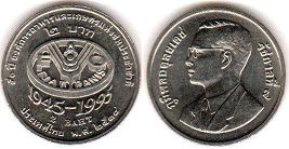 монета Таиланд 2 бата 1996