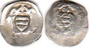 монета Австрия пфенниг 1314-1330