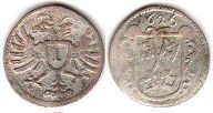 монета Регенсбург 1 крейцер 1626