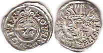 монета Шамбург-Пиннеберг 1/24 талера без даты (1620)