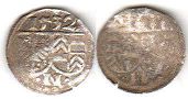 монета Нёрдлинген 1 пфенниг 1532