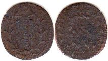 монета Хамм 3 пфеннига 1717