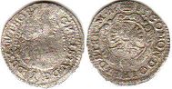 монета Вюртемберг-Бернштадт 1 крейцер 1685