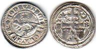 монета Славония денар без даты (1272-1290)