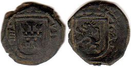 монета Испания 8 мараведи 1623