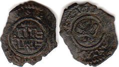 монета Испания 4 мараведи 1619