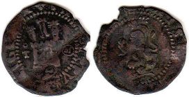 монета Испания 2 кварты 1556-1598