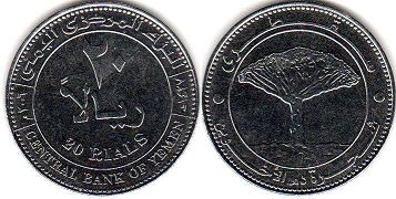 монета Йемен 20 риалов 2006