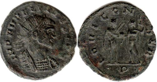 монета Рим Аврелиан антониниан