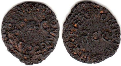 монета Рим Калигула квадранс