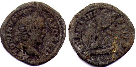 монета Рим Каракалла денарий