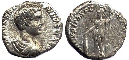 монета Рим Каракалла денарий