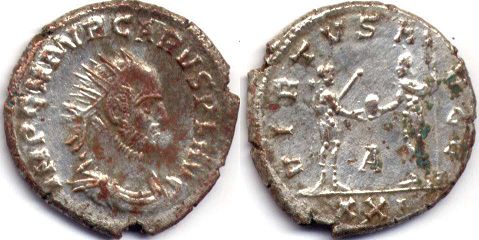 монета Рим Кар антониниан