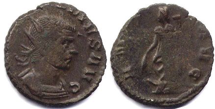 монета Рим Клавдий Готский антониниан