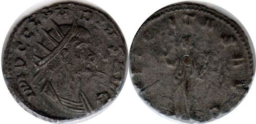 монета Рим Клавдий Готский антониниан