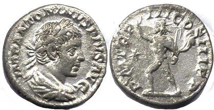 монета Рим Элагабал денарий