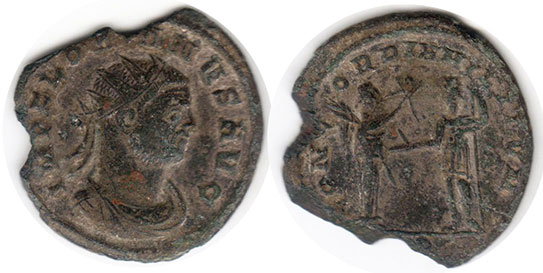 монета Рим Флориан антониниан