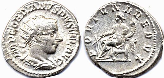 монета Рим Гордиан III антониниан