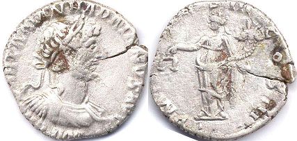 монета Рим Адриан денарий