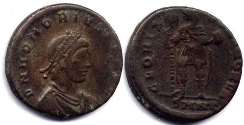 монета Рим Гонорий
