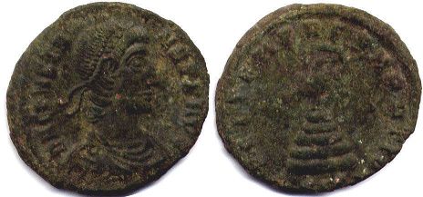 монета Рим Констант 