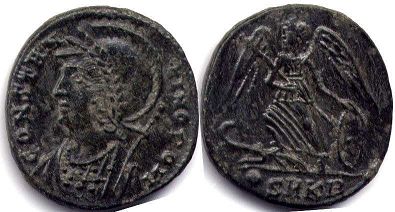 монета Рим Константин Великий