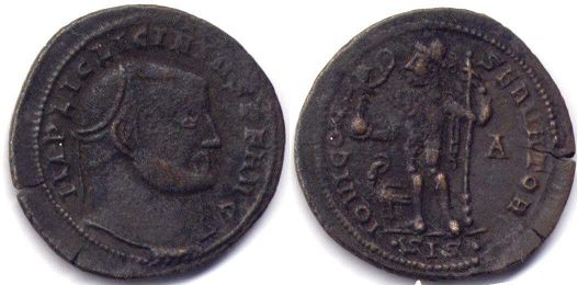 монета Рим Лициний 