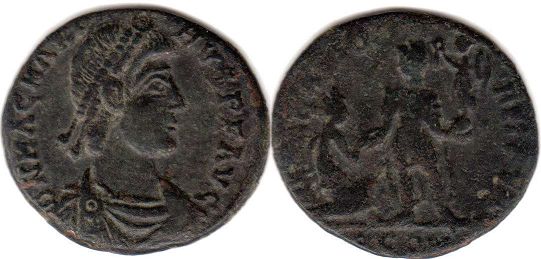 монета Рим Магн Максим