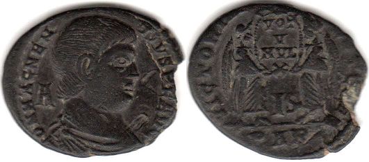 монета Рим Магненций
