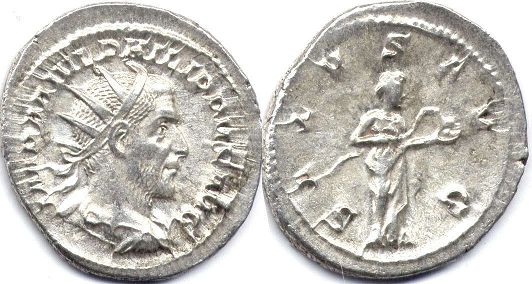 монета Рим Филипп Араб антониниан