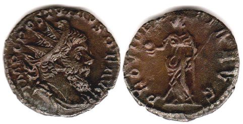 монета Рим Постум антониниан