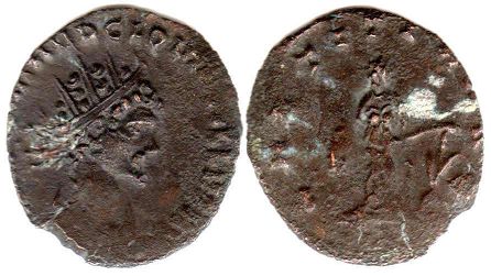 монета Рим Квинтилл антониниан