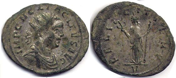 монета Рим Тацит антониниан