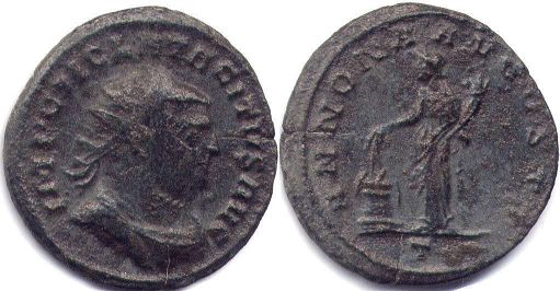 монета Рим Тацит антониниан