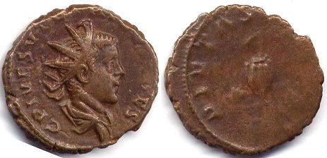 монета Рим Тетрик II антониниан