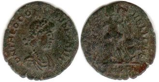 монета Рим Феодосий I Великий
