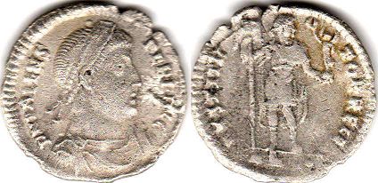 монета Рим Валент