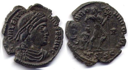 монета Рим Валентиниан I