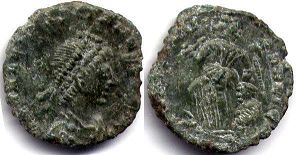 монета Рим Валентиниан II