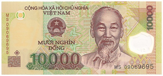 Вьетнам Полимерные 10 000 донгов 2009 banknote, 10000₫, лицо