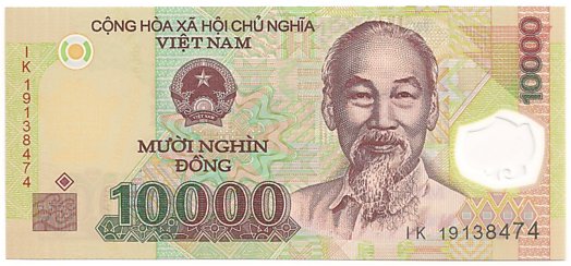 Вьетнам Полимерные 10 000 донгов 2019 banknote, 10000₫, лицо