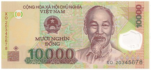 Вьетнам Полимерные 10 000 донгов 2020 banknote, 10000₫, лицо