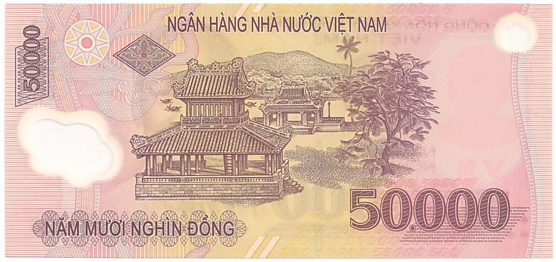 Вьетнам Полимерные 50 000 донгов 2004 banknote, 50000₫, оборотка